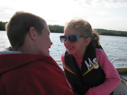 Friends on the Pontoon