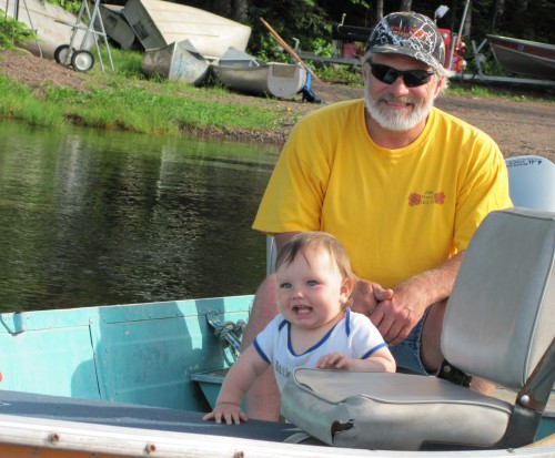 Grandpa Takes Anthony for a Boat Ride