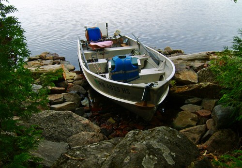 Cabin 1 Boat on Shore